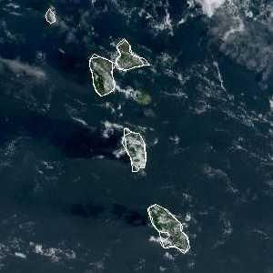 météo tropicale : Image satellite .