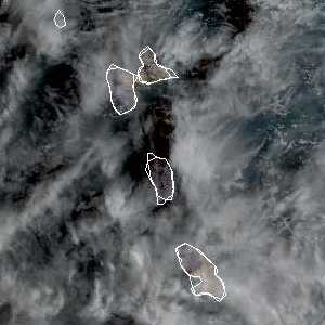 météo tropicale : Image satellite .