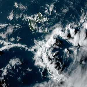 météo tropicale : Image satellite .