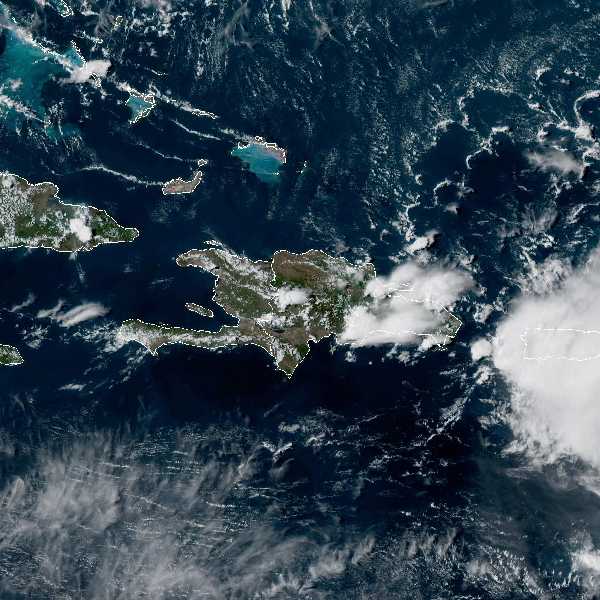 météo tropicale : Image satellite .