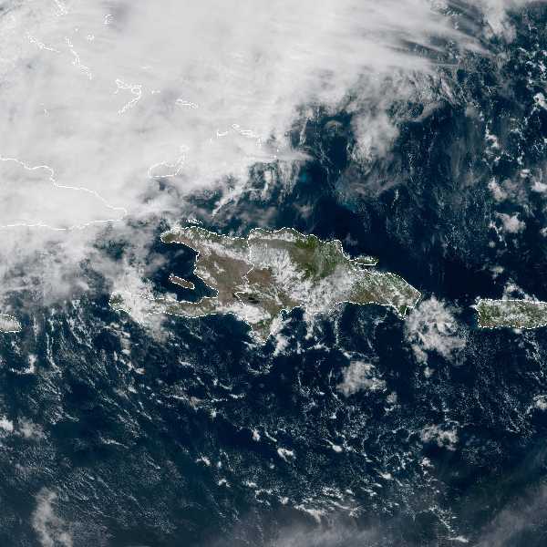 météo tropicale : Image satellite .