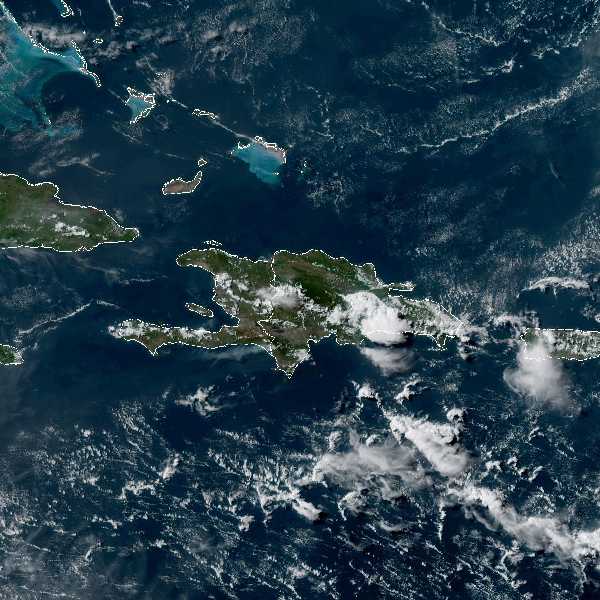 météo tropicale : Image satellite .