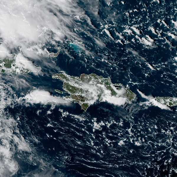météo tropicale : Image satellite .