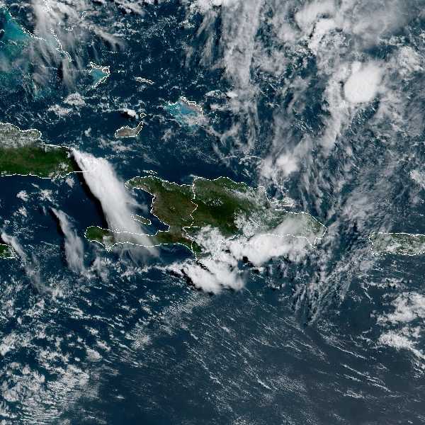 météo tropicale : Image satellite .