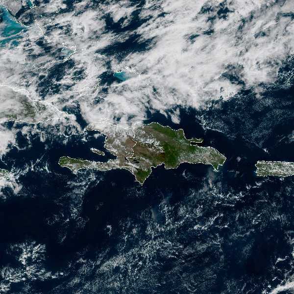 météo tropicale : Image satellite .