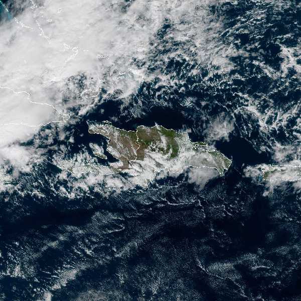 météo tropicale : Image satellite .