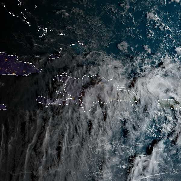 météo tropicale : Image satellite .