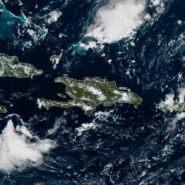 météo tropicale : Image satellite .