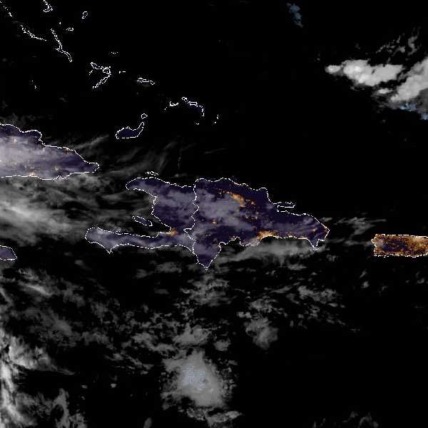 météo tropicale : Image satellite .