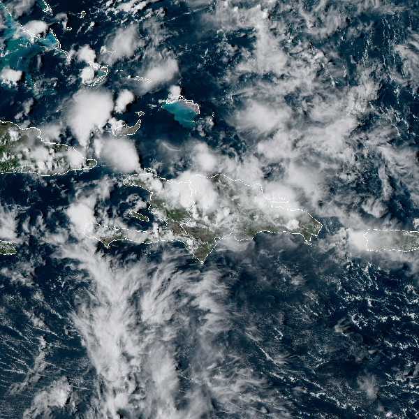 météo tropicale : Image satellite .