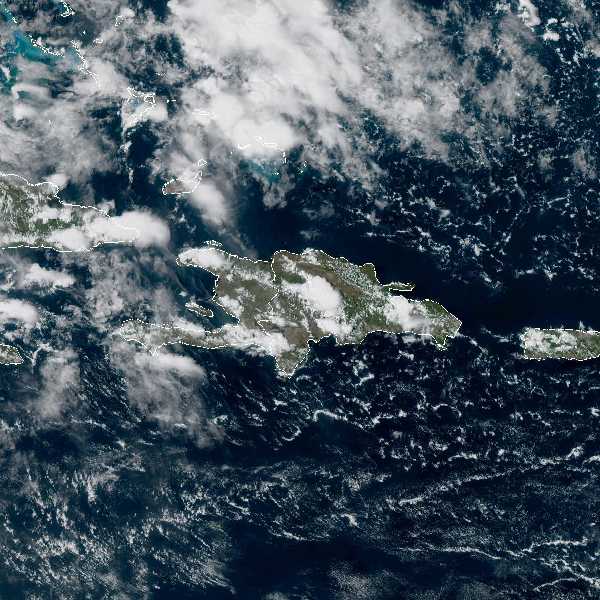 météo tropicale : Image satellite .