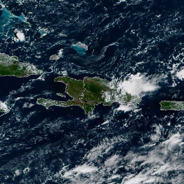 météo tropicale : Image satellite .