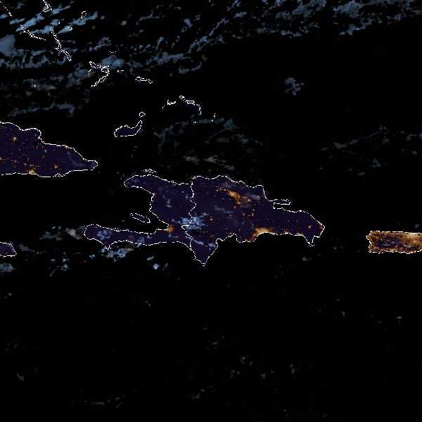 météo tropicale : Image satellite .