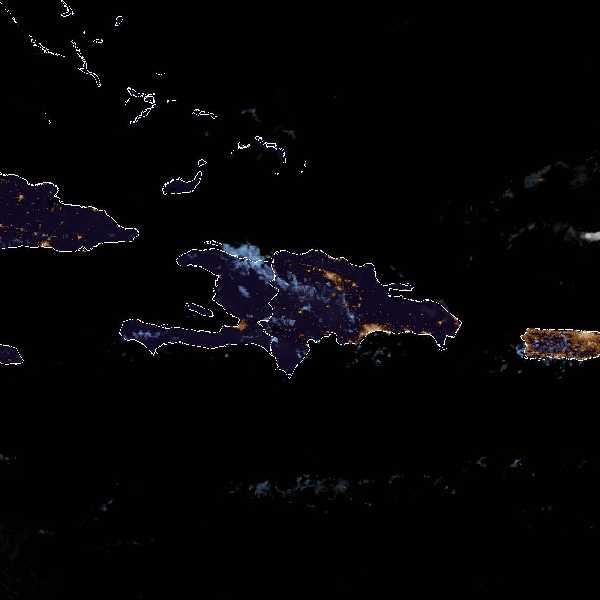 météo tropicale : Image satellite .