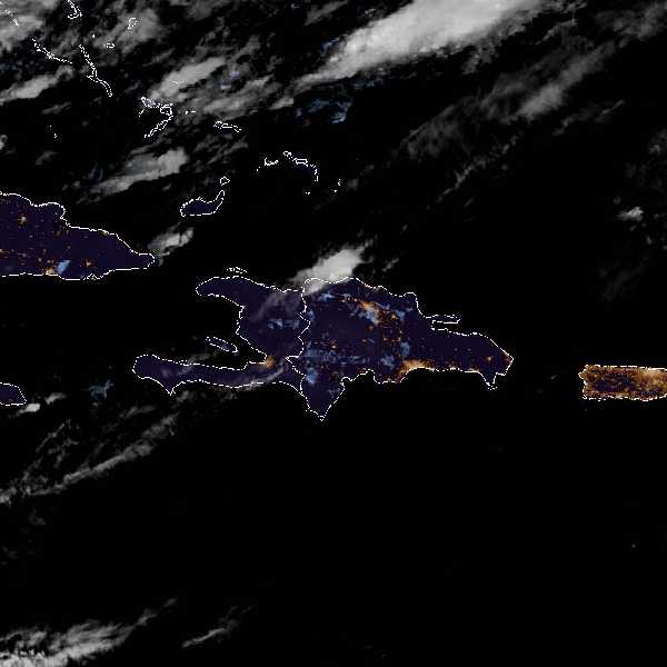 météo tropicale : Image satellite .