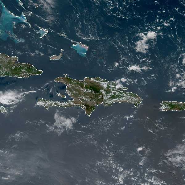 météo tropicale : Image satellite .