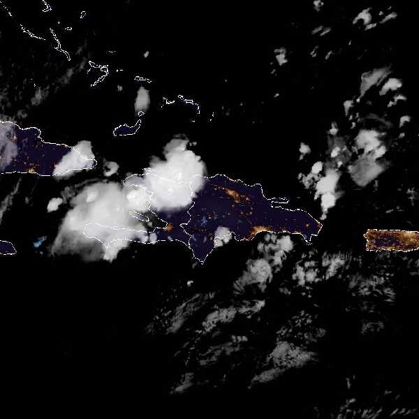 météo tropicale : Image satellite .