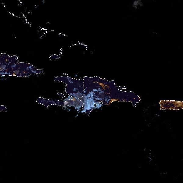 météo tropicale : Image satellite .