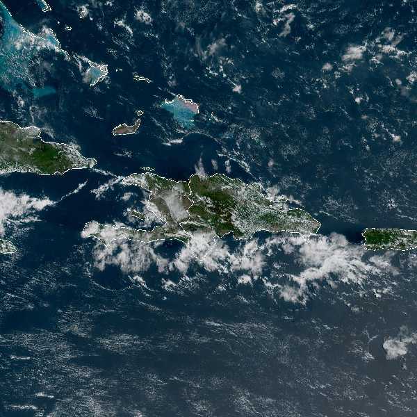 météo tropicale : Image satellite .