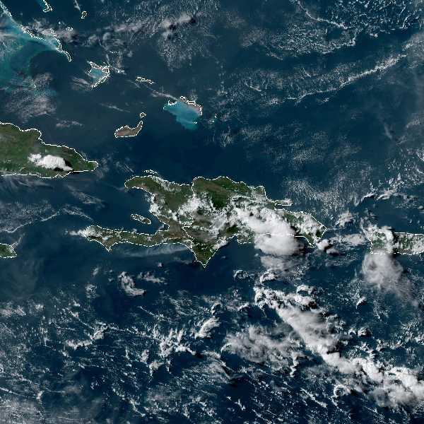météo tropicale : Image satellite .