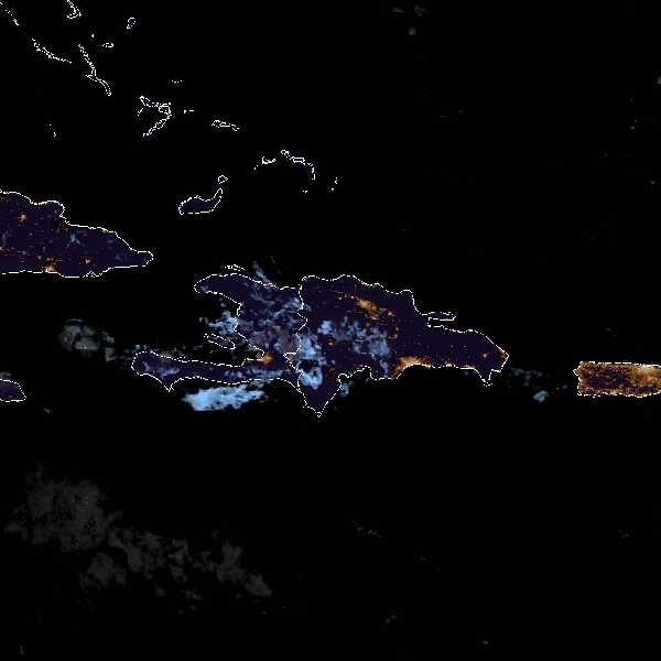 météo tropicale : Image satellite .