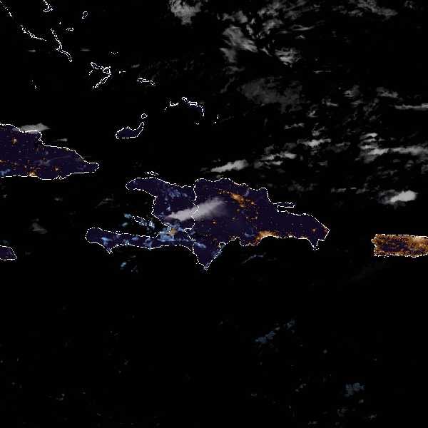 météo tropicale : Image satellite .