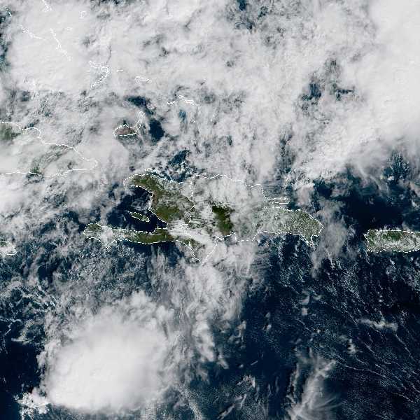 météo tropicale : Image satellite .