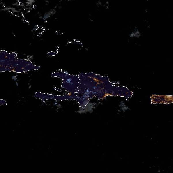 météo tropicale : Image satellite .