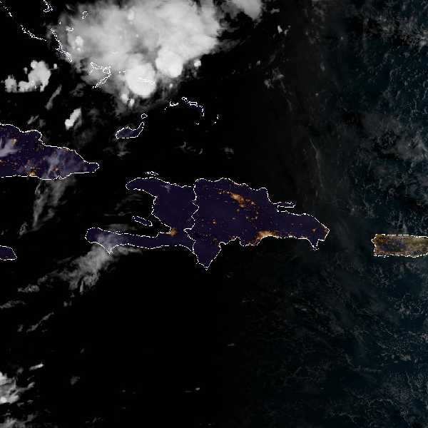météo tropicale : Image satellite .