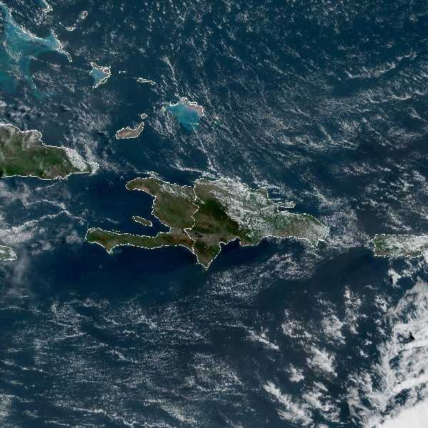 météo tropicale : Image satellite .