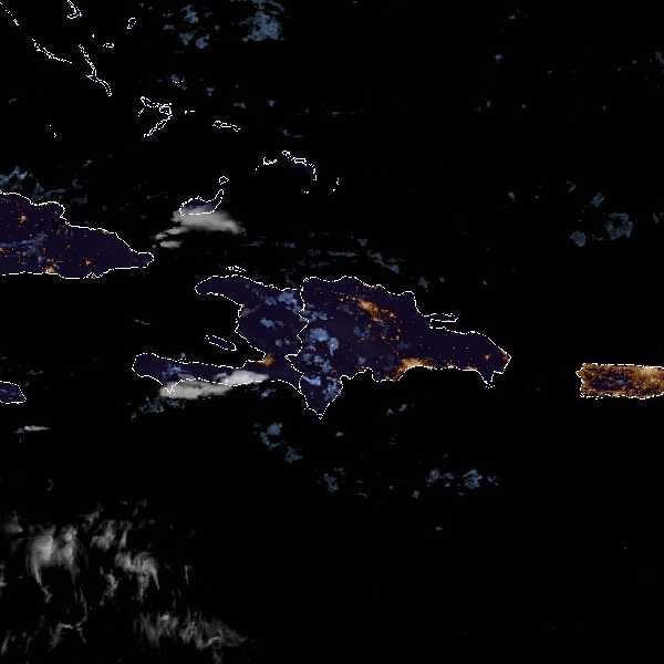 météo tropicale : Image satellite .