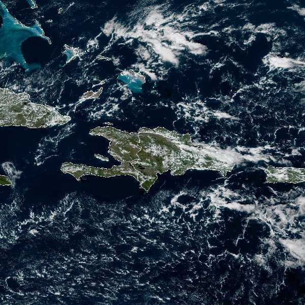 météo tropicale : Image satellite .