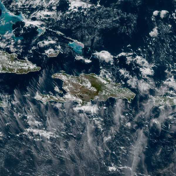 météo tropicale : Image satellite .