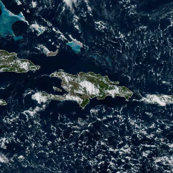 météo tropicale : Image satellite .