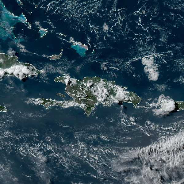 météo tropicale : Image satellite .