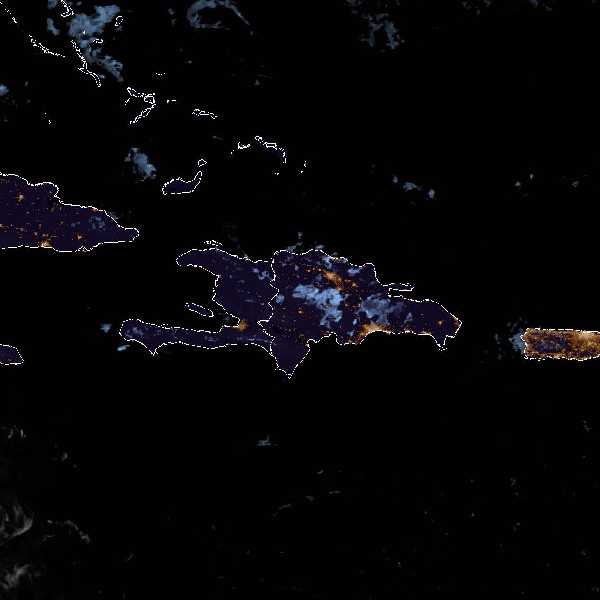 météo tropicale : Image satellite .