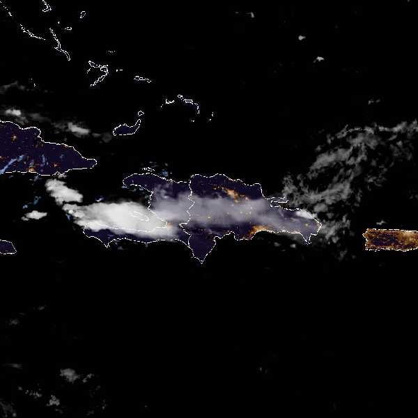 météo tropicale : Image satellite .