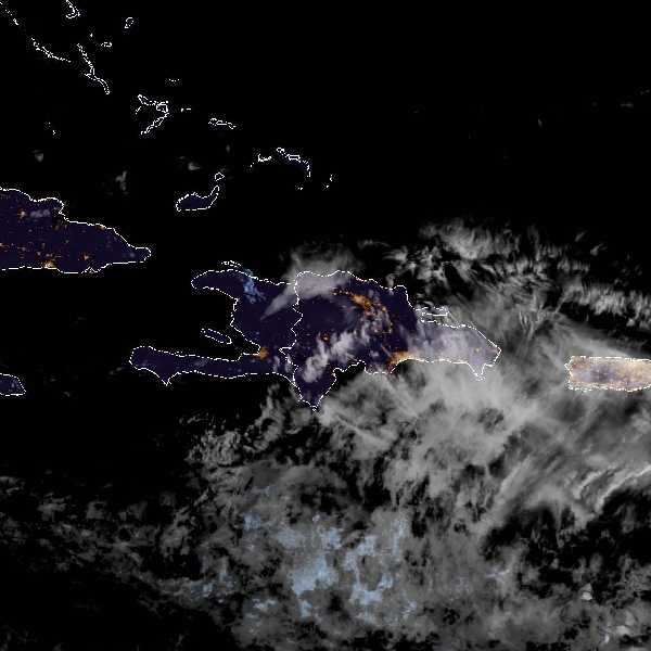 météo tropicale : Image satellite .