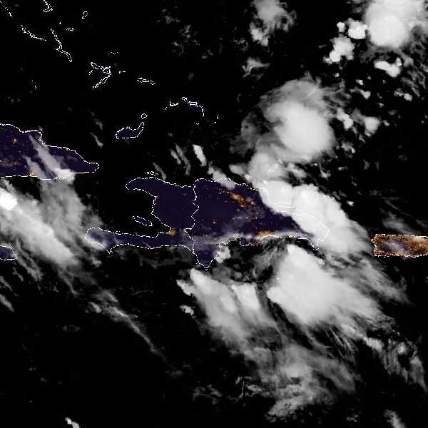 météo tropicale : Image satellite .