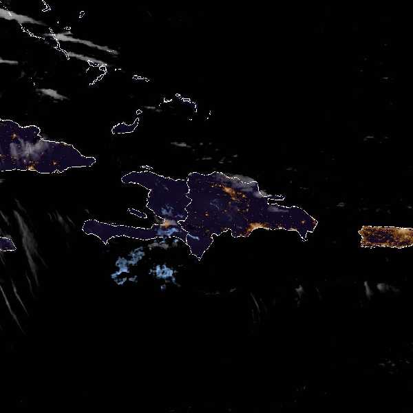 météo tropicale : Image satellite .