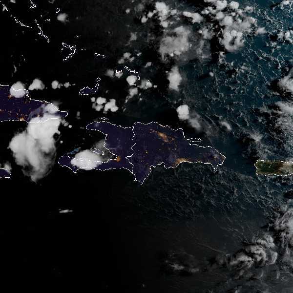 météo tropicale : Image satellite .