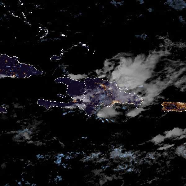 météo tropicale : Image satellite .