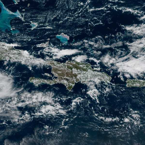 météo tropicale : Image satellite .