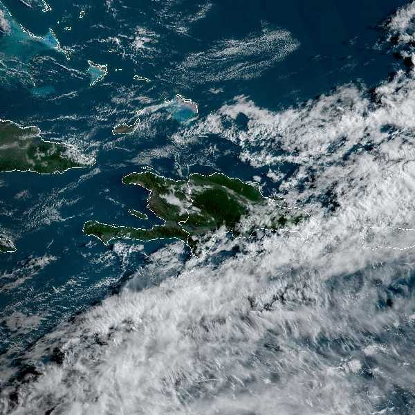 météo tropicale : Image satellite .