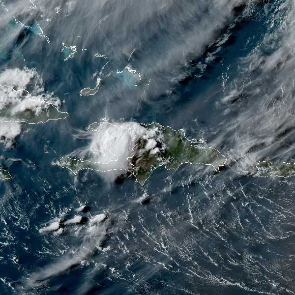 météo tropicale : Image satellite .