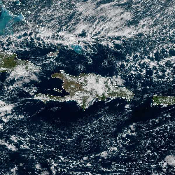 météo tropicale : Image satellite .