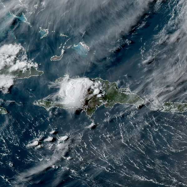 météo tropicale : Image satellite .