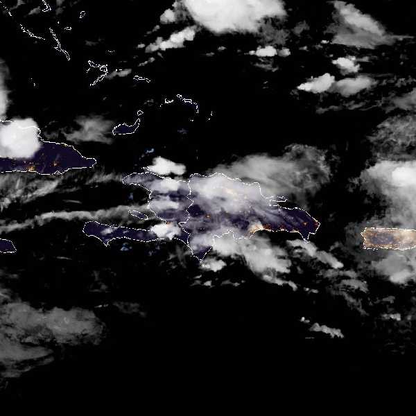 météo tropicale : Image satellite .