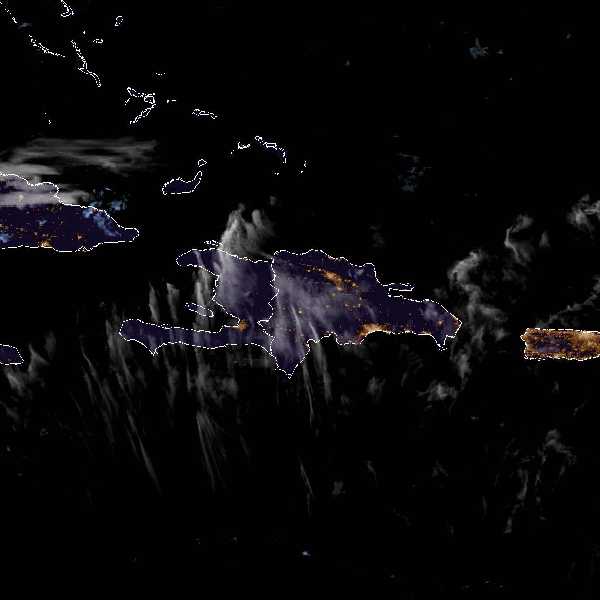 météo tropicale : Image satellite .