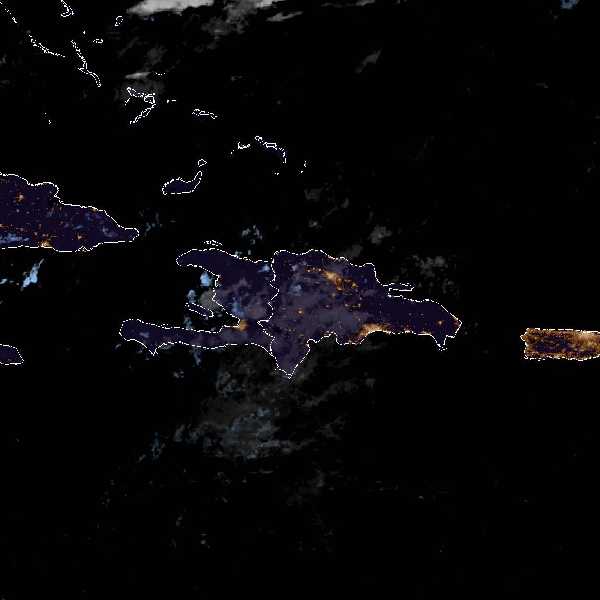 météo tropicale : Image satellite .